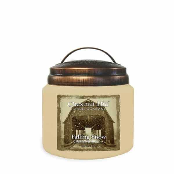 Falling Snow – Candela Grande – Chestnut Hill Chestnut hill - Candela Grande Chestnut Hill Candele Profumate
