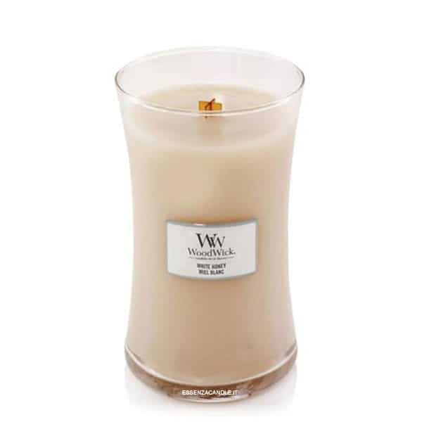 White Honey Woodwick – Candela Grande Giara Grande - WoodWick Candele Profumate Woodwick
