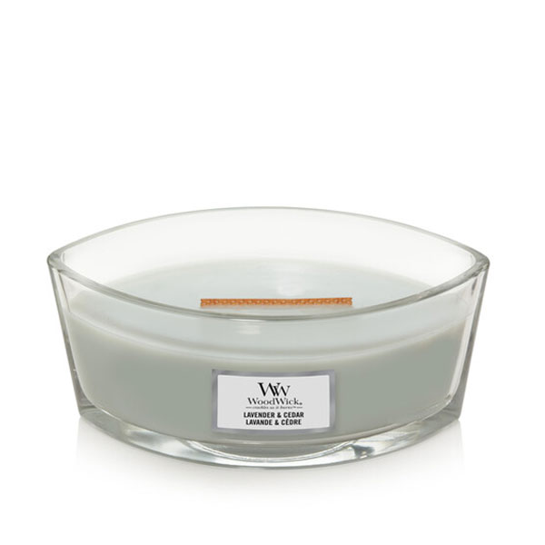 Lavender and Cedar Woodwick – Candela Ellipse Ellipse Candele Profumate Woodwick