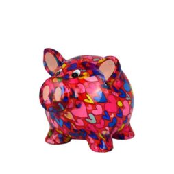 Maialino Rosie Pomme Pidou Rosso Cuori