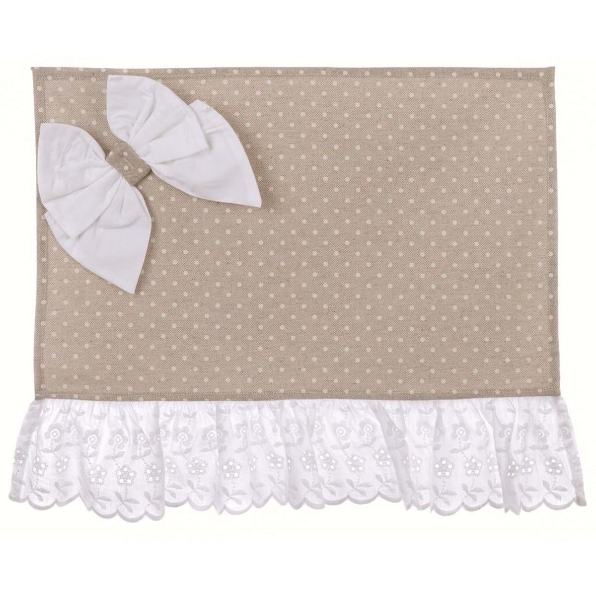 Tovaglietta a pois - Blanc Maricl&ograve;
