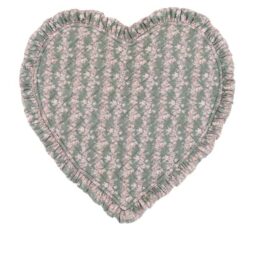 Blanc Mariclo' tovaglietta cuore serie Amicizia Fiorita Colore Verde F