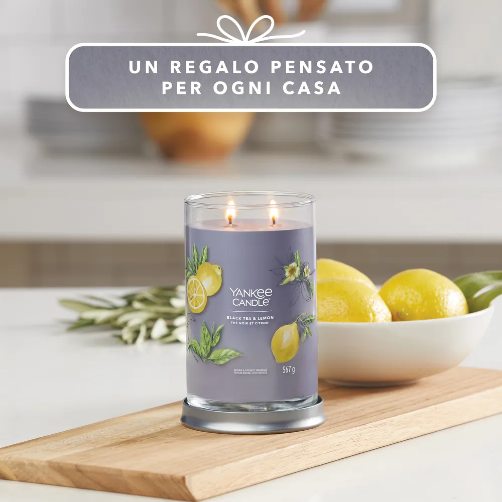Black Tea and Lemon – Giara Grande – Yankee candle 350 Punti 2 Black Tea and Lemon - Giara Grande - Yankee candle - immagine 2