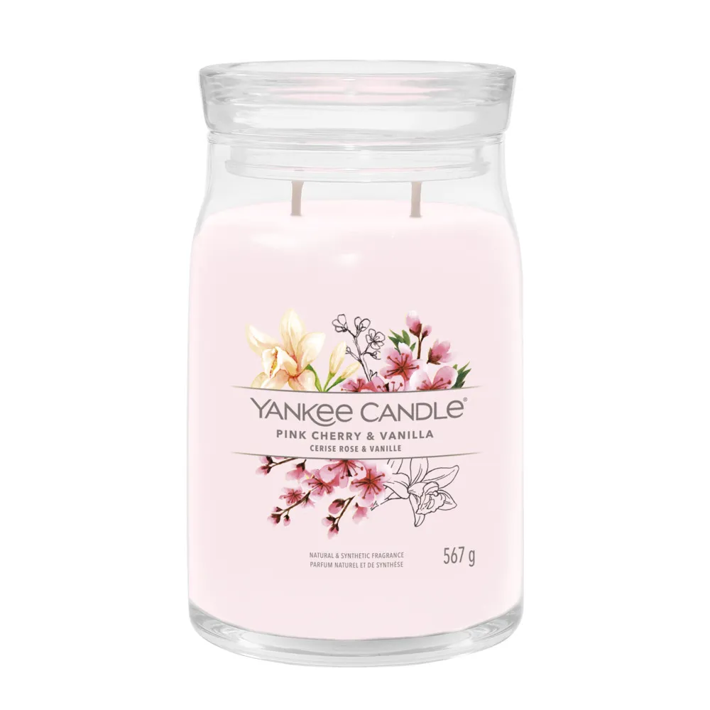 Pink Cherry & Vanilla – Giara Grande – Yankee Candle 350 Punti Pink Cherry & Vanilla - Giara Grande - Yankee Candle