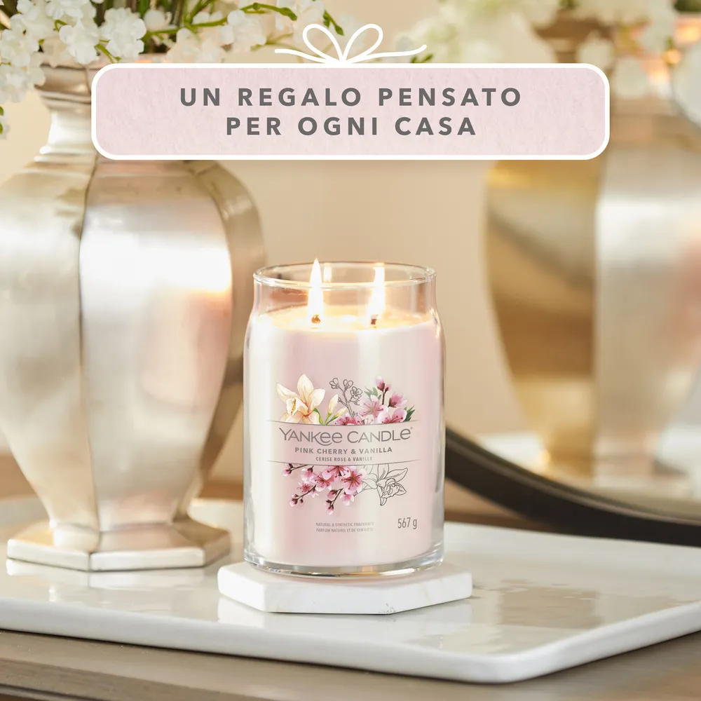 Pink Cherry & Vanilla – Giara Grande – Yankee Candle 350 Punti 2 Pink Cherry & Vanilla - Giara Grande - Yankee Candle - immagine 2