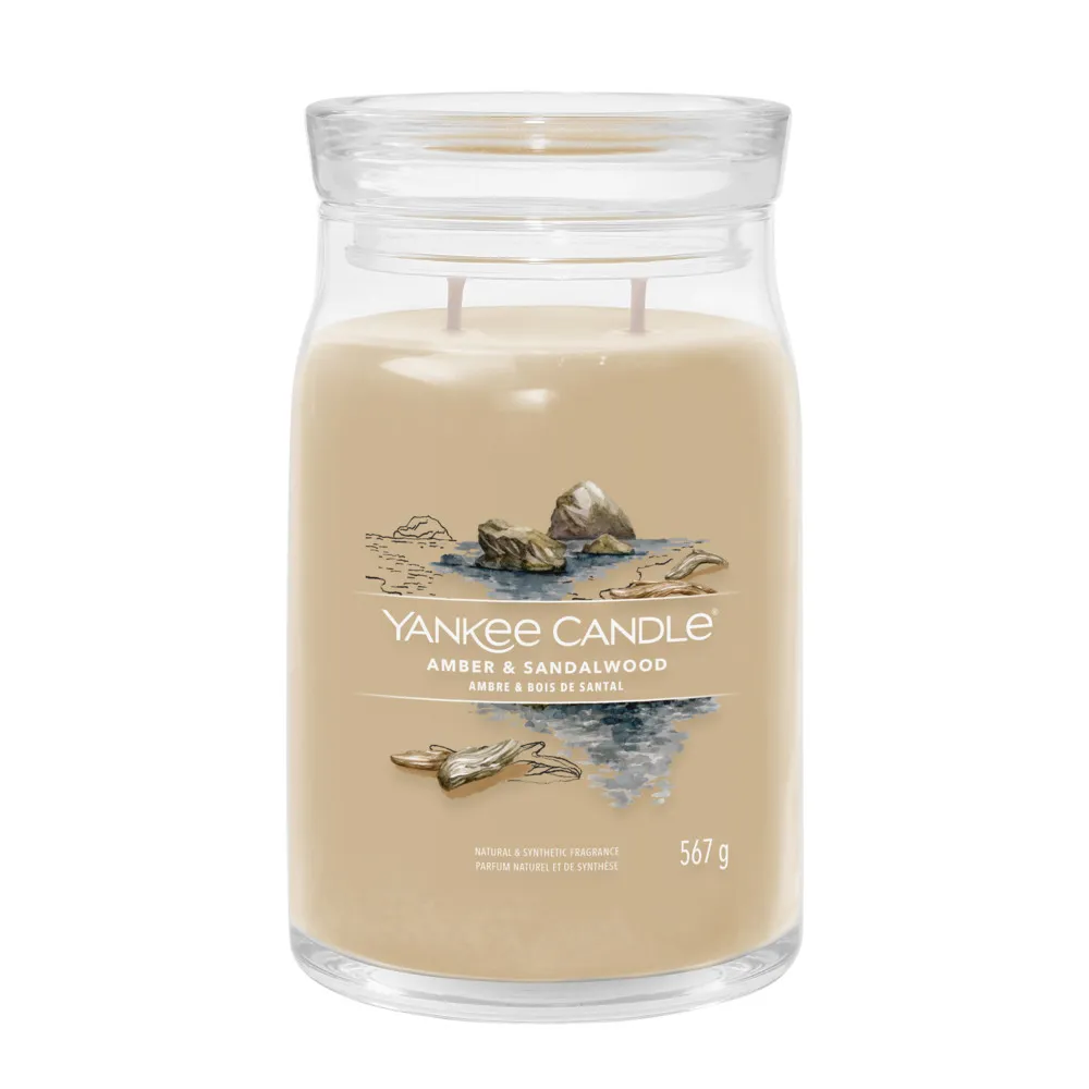 Amber & Sandalwood – Giara Grande – Yankee Candle 350 Punti Amber & Sandalwood - Giara Grande - Yankee Candle