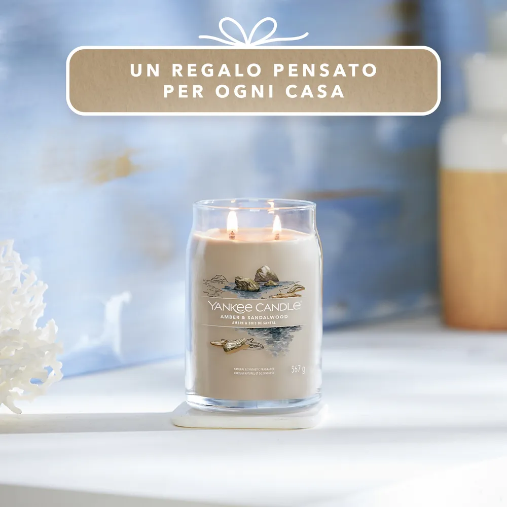Amber & Sandalwood – Giara Grande – Yankee Candle 350 Punti 2 Amber & Sandalwood - Giara Grande - Yankee Candle - immagine 2