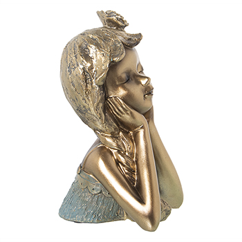 Figura in Resina Nina Dorada Complementi arredo saldi 3 Figura in Resina Nina Dorada - immagine 3