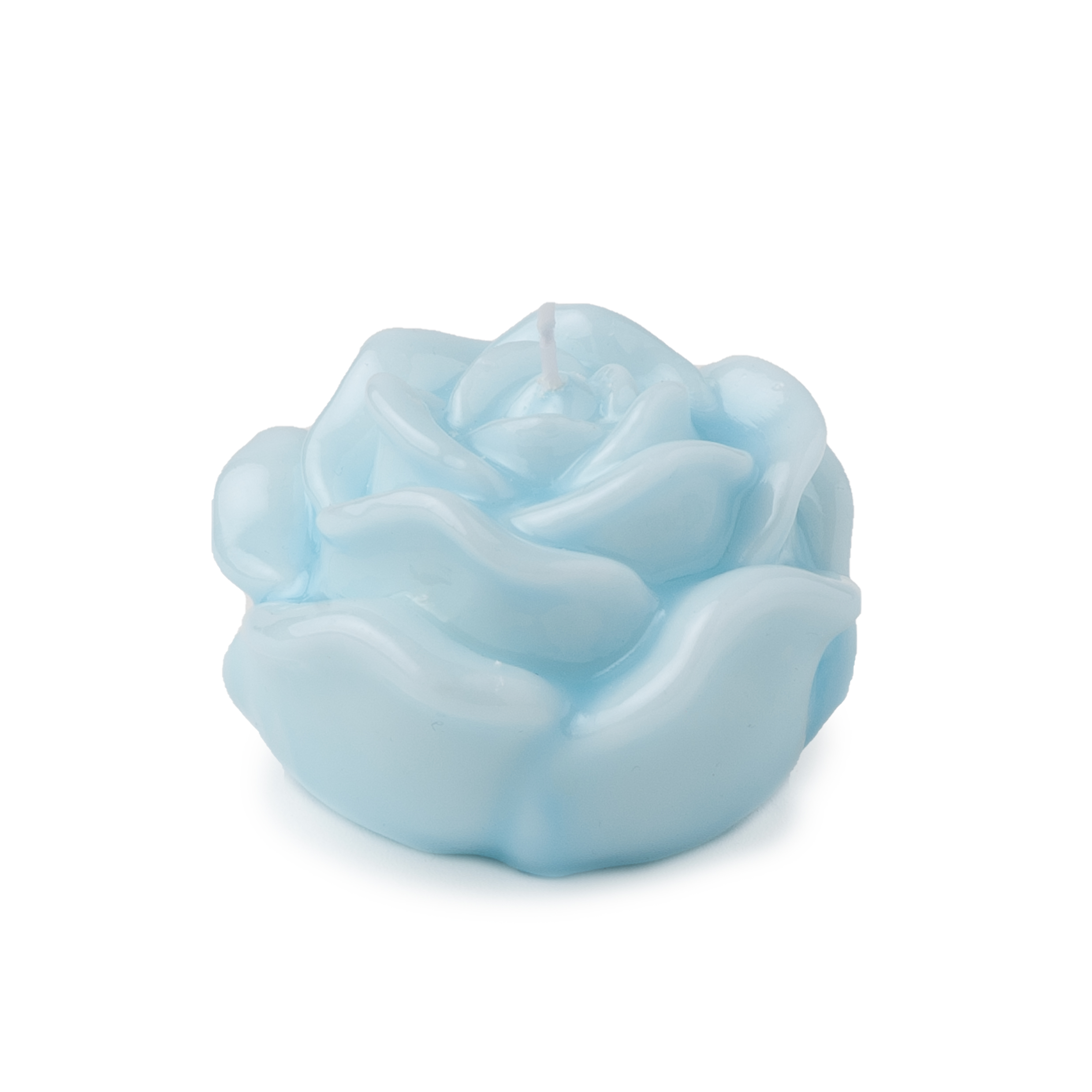 Candela rosa laccata blu - Hervit