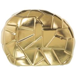 Vaso In Ceramica - Dorato