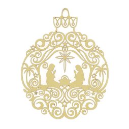 Hervit Decoro Natività in Metallo