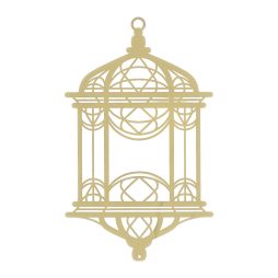 Decoro Lanterna Metallo Traforato - Hervit