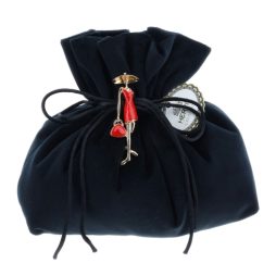 Sacchetto Velluto Nero - Mademoiselle Rossa - Hervit