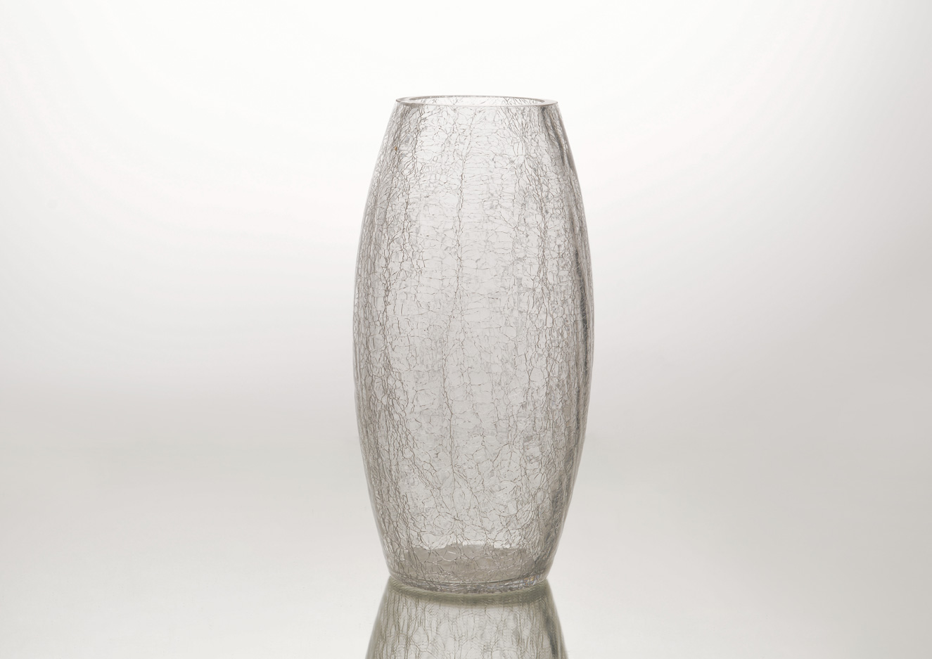 Vaso in Vetro Crackle Vasi Vaso in Vetro Crackle