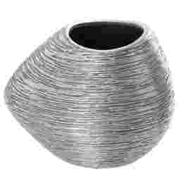 Vaso in Ceramica - Colore Argento - grande