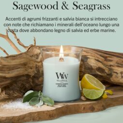 Sagewood & Seagrass - Giara Media - WoodWick