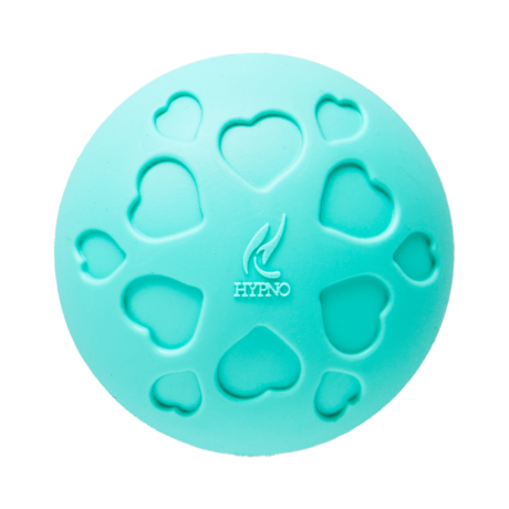 Doppio profumatore per asciugatrice – Fiorita wash Doppio profumatore per asciugatrice 2 Un coperchio rotondo in silicone turchese con ritagli a forma di cuore e la scritta "HYPNO" in rilievo al centro, perfetto come Doppio profumatore per asciugatrice - Lavaggio Fiorita.