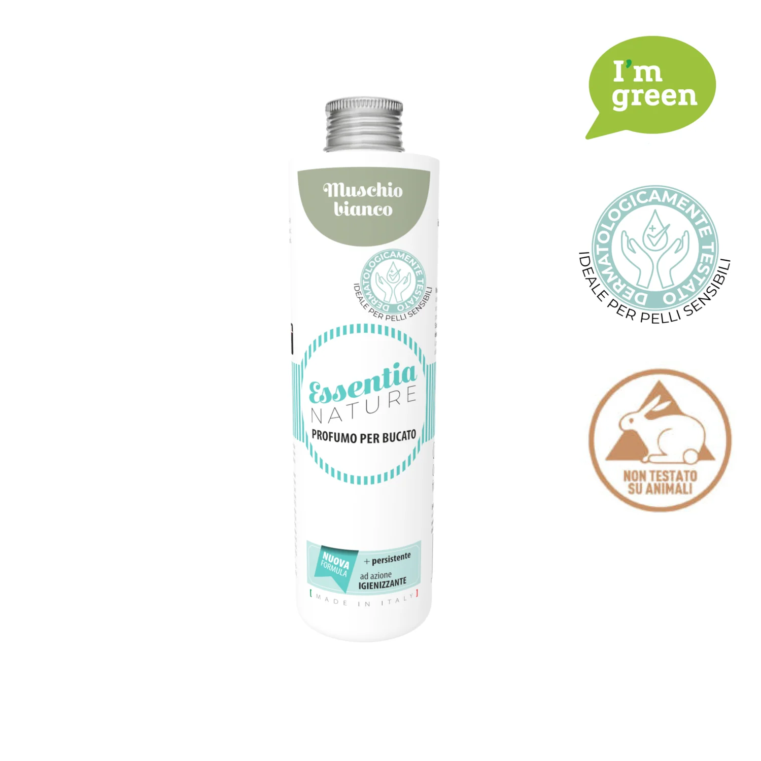 Muschio Bianco – Profumo per il Bucato – Essentia 250 ml Essentia 250 ml Muschio Bianco - Profumo per il Bucato - Essentia 250 ml