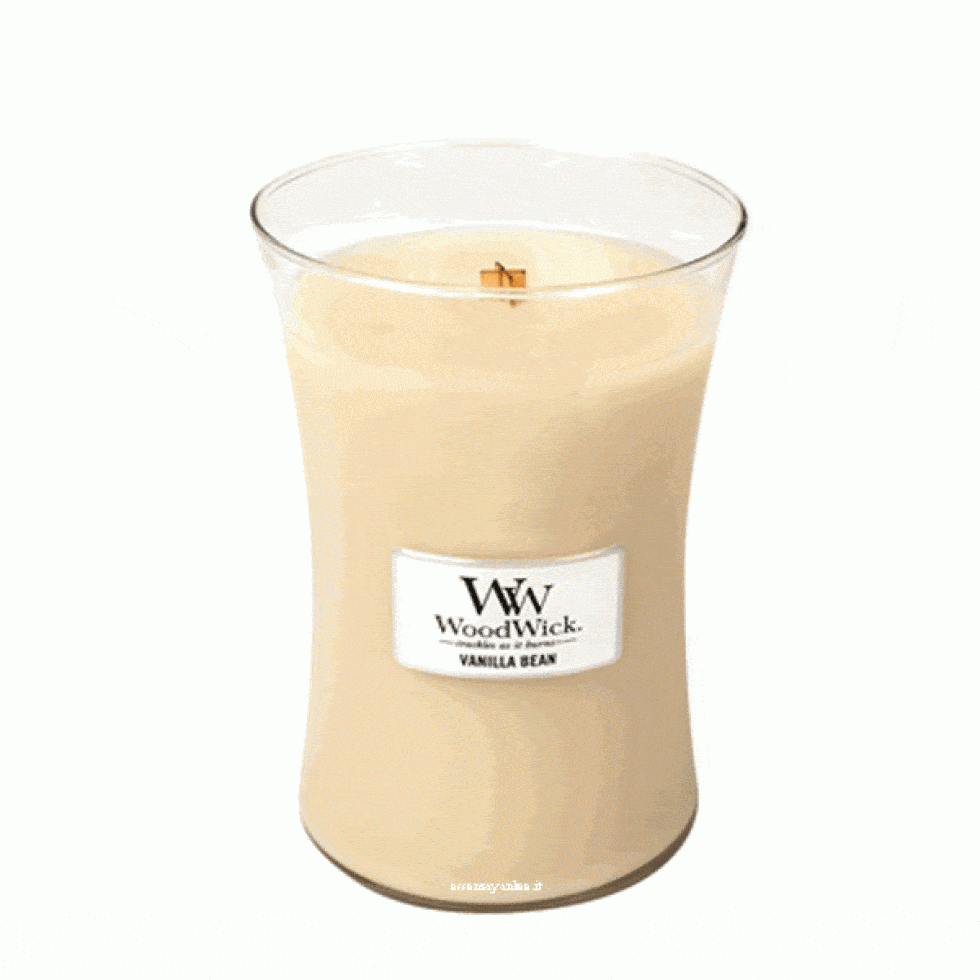 Candela Woodwick Vanilla bean grande